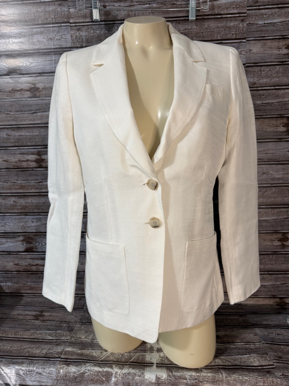 J. Crew Linen Blazer Size 4